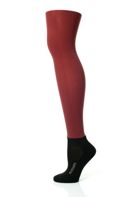 Bootights Core Essentials: Solid Semi Opaque Black Stylish Tights and Performance Socks