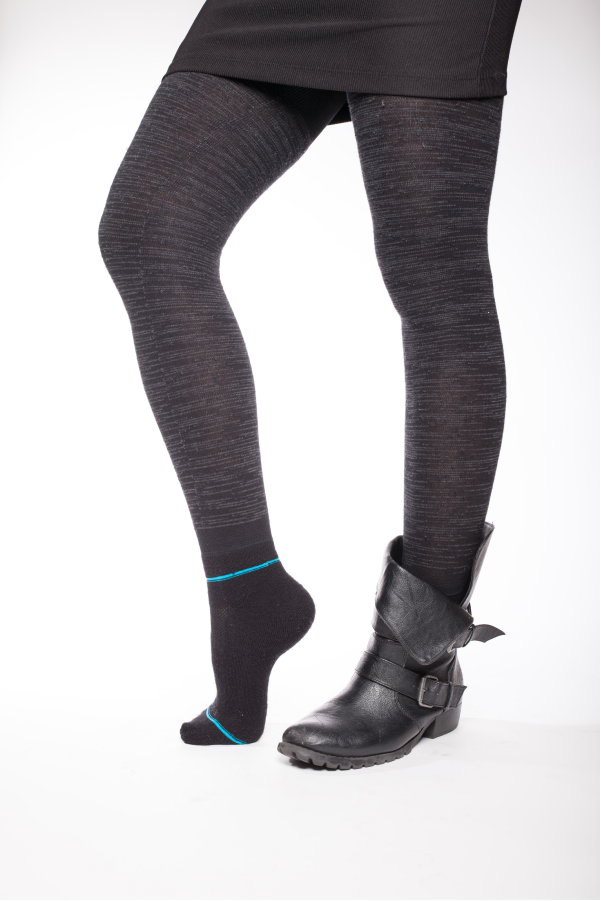 Free Run Sweater Knit Tights with Socks – Bootights