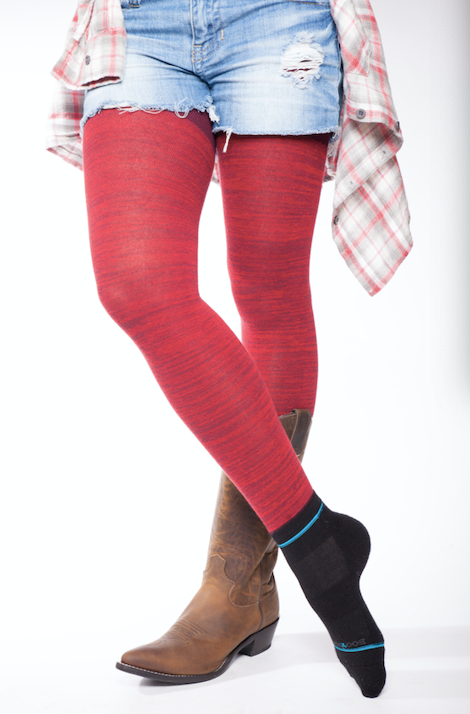 Free Run Sweater Knit Tights with Socks – Bootights
